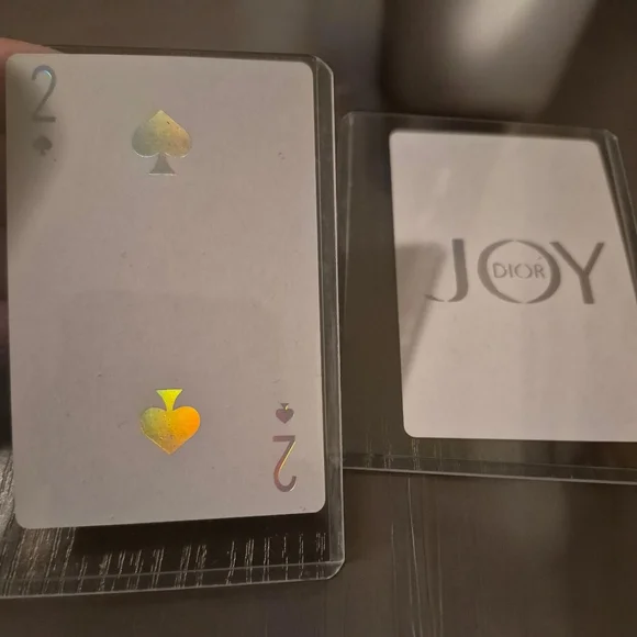 Dior JOY Playing Card – A Luxe Collector’s Dream 2 Of Spades - Picture 2 of 6